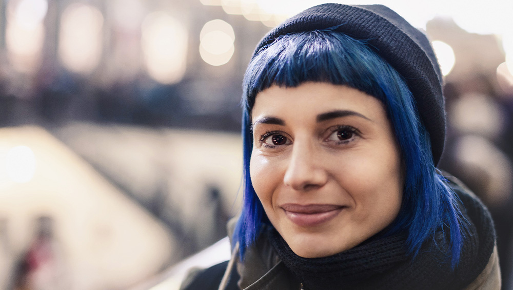 Young girl looking worried